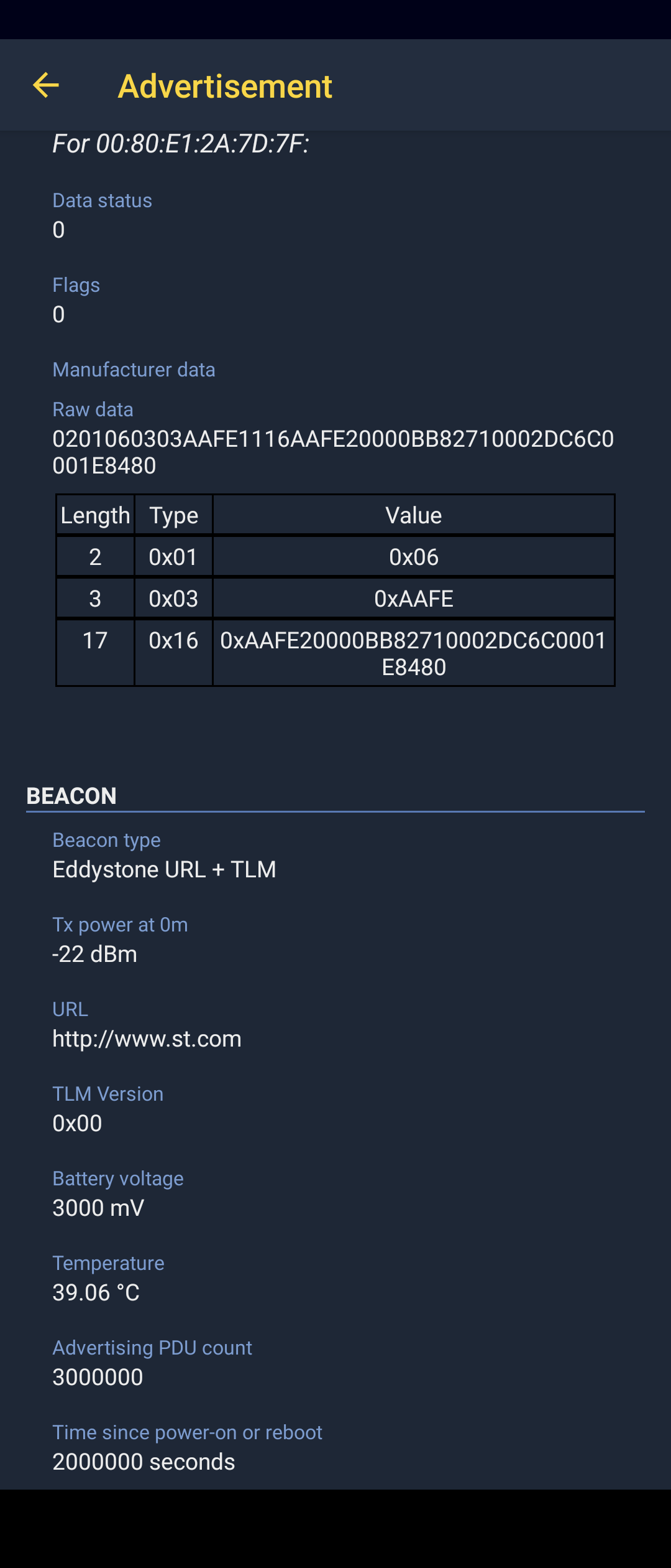 File:Connectivity WBA Eddystone URL TLM ToolBox.png - stm32mcu