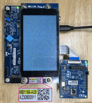 STM32H747I-DISCO with MB1166 version A09