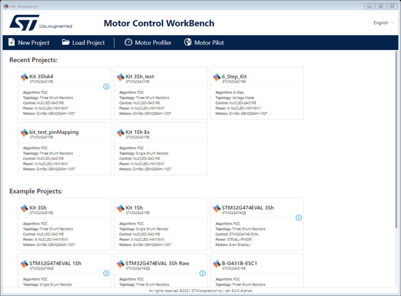File:STM32MotorControl Figure 7. ST MC WorkBench – Home page.png