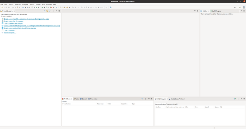 STM32CubeIDE Project View